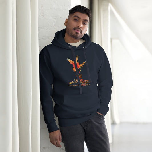 Diving Raven Woozle Hoodie