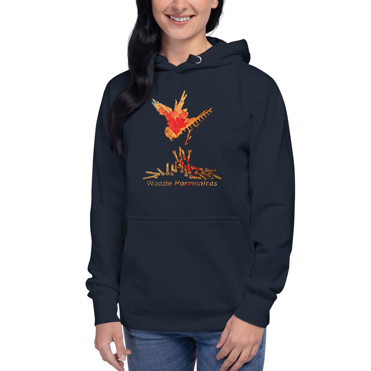 Diving Raven Woozle Hoodie